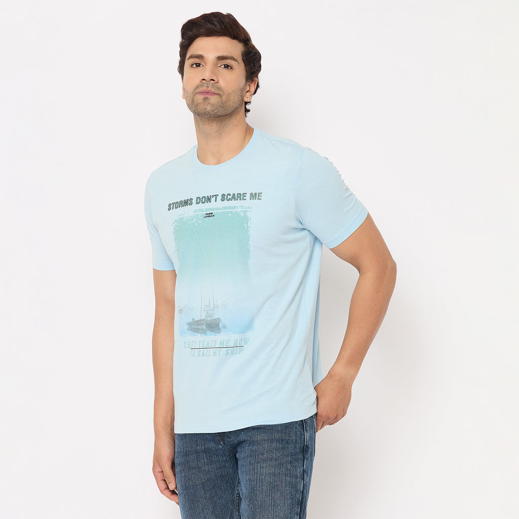 Duke Urban Men Half Sleeve Cotton T-shirt (LF7284)