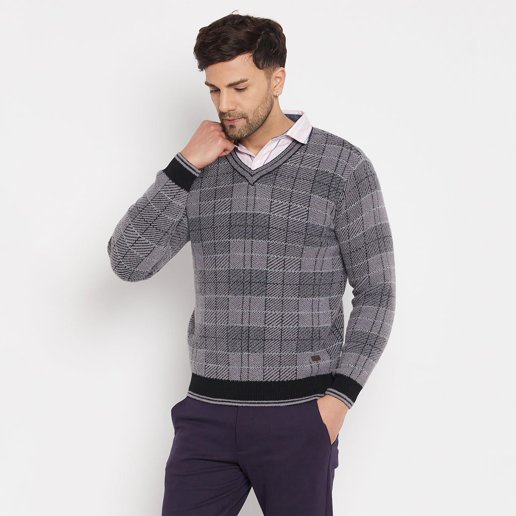 Duke Urban Men Full Sleeve V-Neck Sweater (SDS2126)