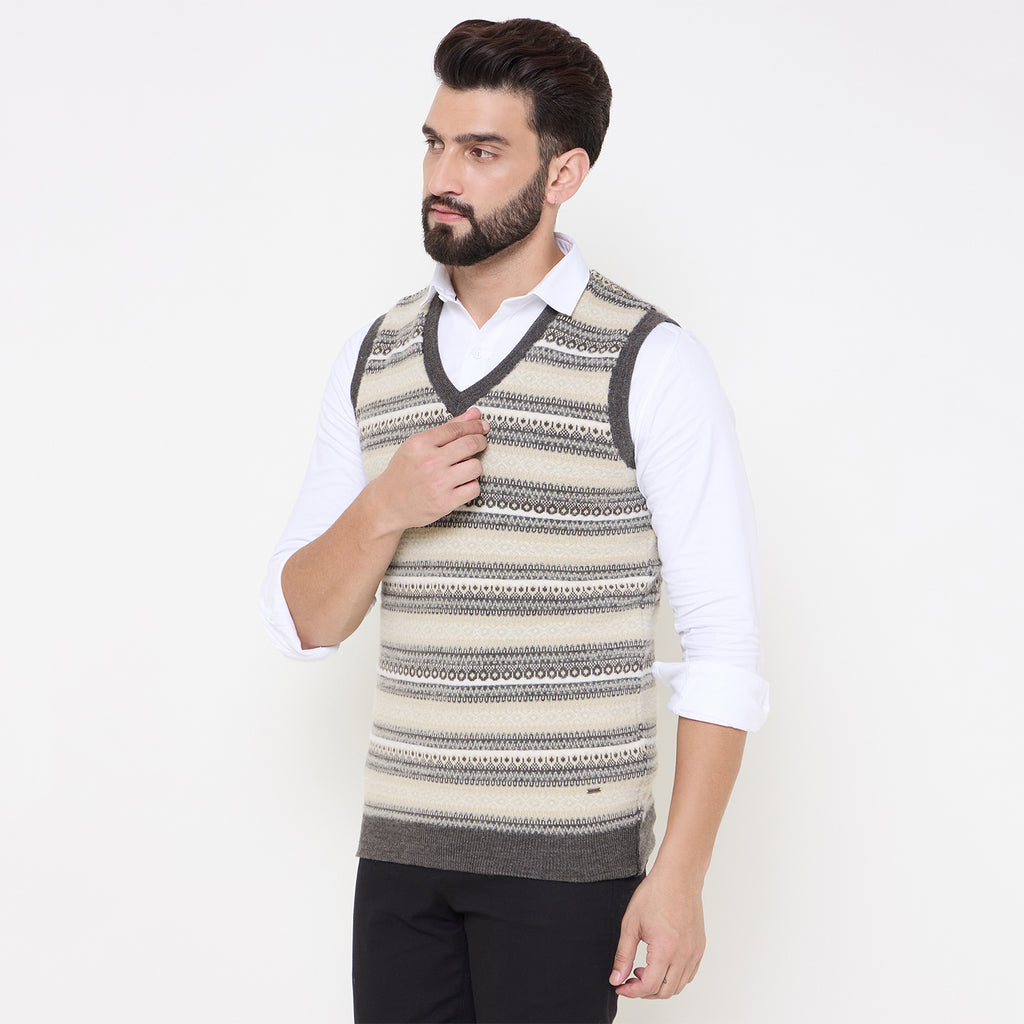 Duke Urban Men V Neck Reversible Sweater (SDS2287)