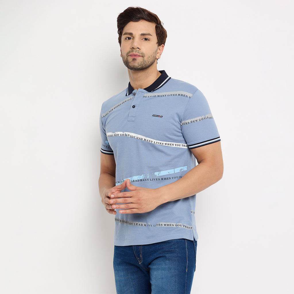 Duke Urban Men Half Sleeve Cotton T-shirt (LF7149)