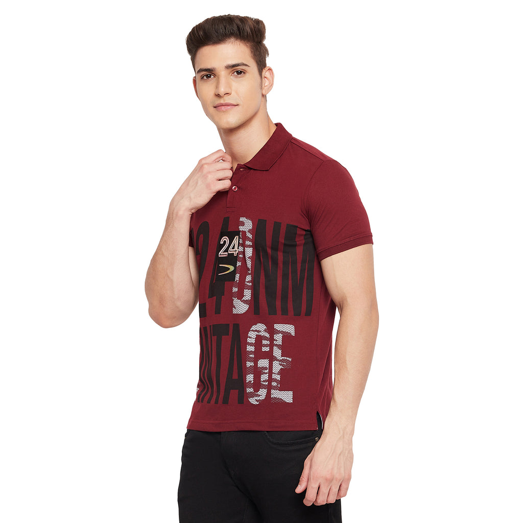 Duke Urban Men Half Sleeve Polo Neck T-Shirt (LQ2423)