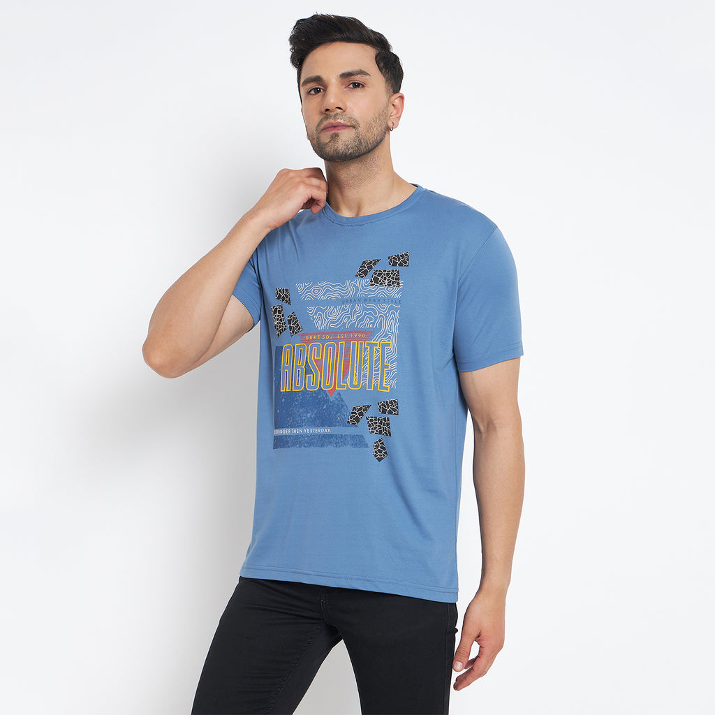 Duke Urban Men Half Sleeve Cotton T-shirt (MLF7083)