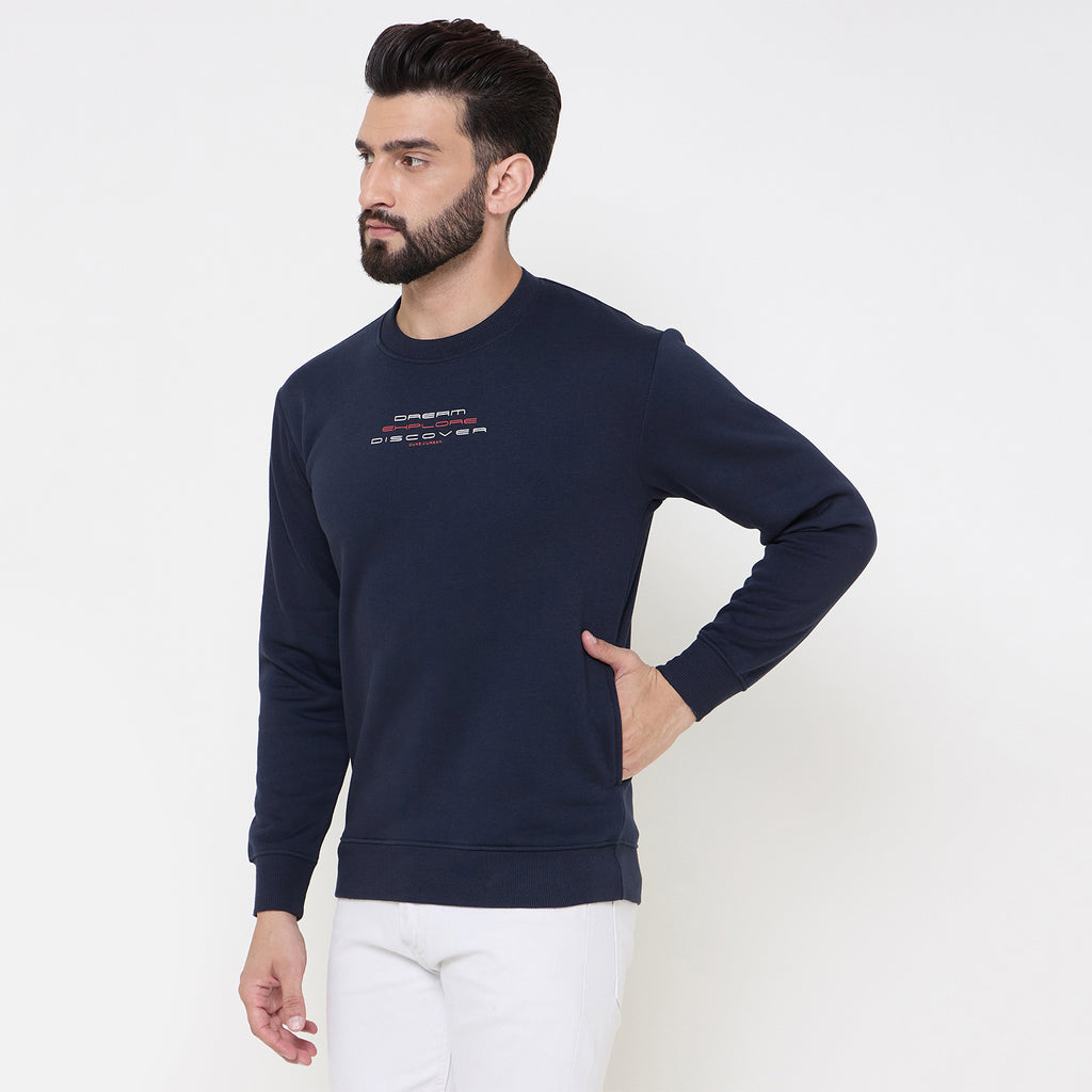 Duke Urban Men Solid Sweatshirt (LF6451)