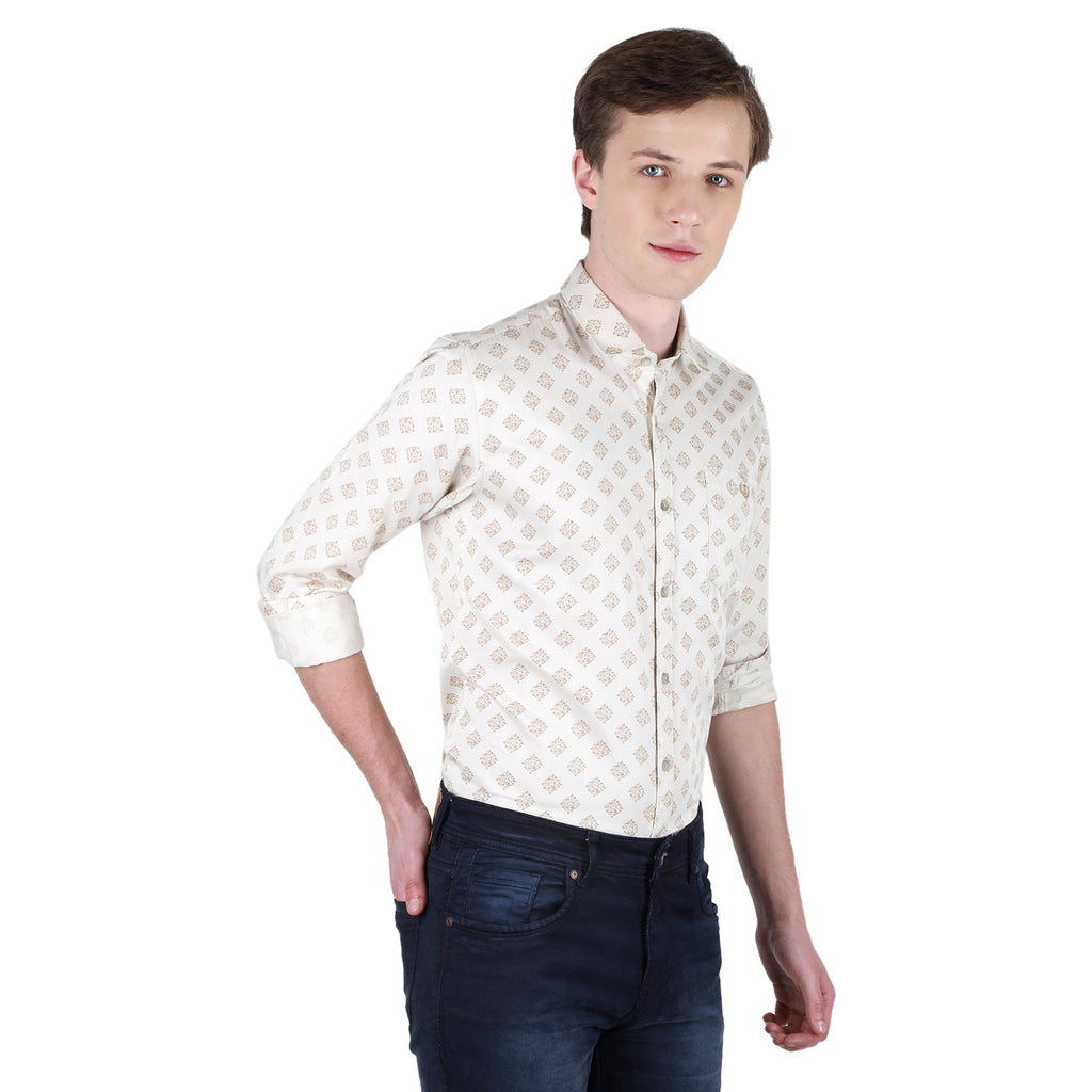 Duke Urban Men Full Sleeve Cotton Shirt (SDO3PRTB)