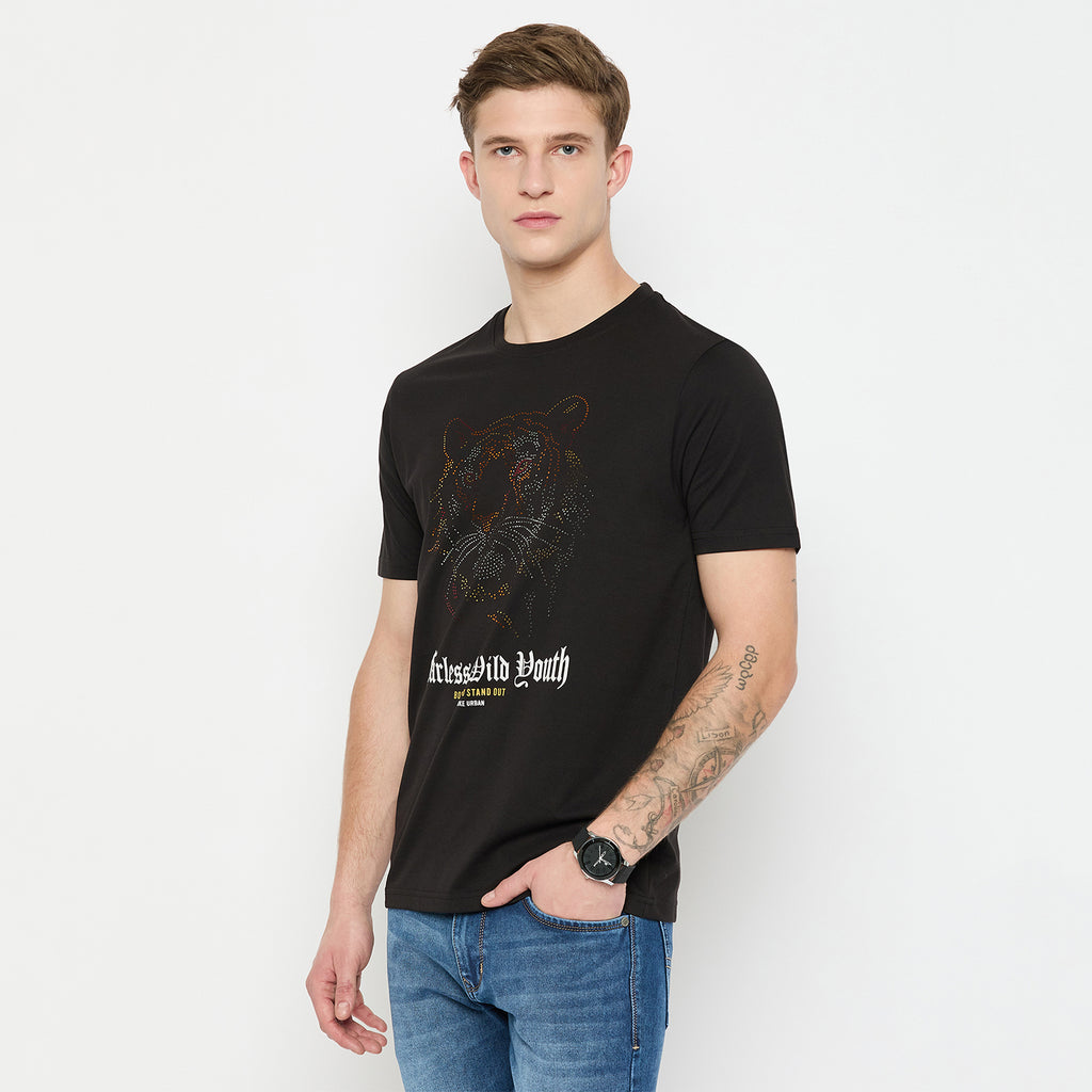 Duke Urban Men Half Sleeve Cotton Tshirt (LF7218)