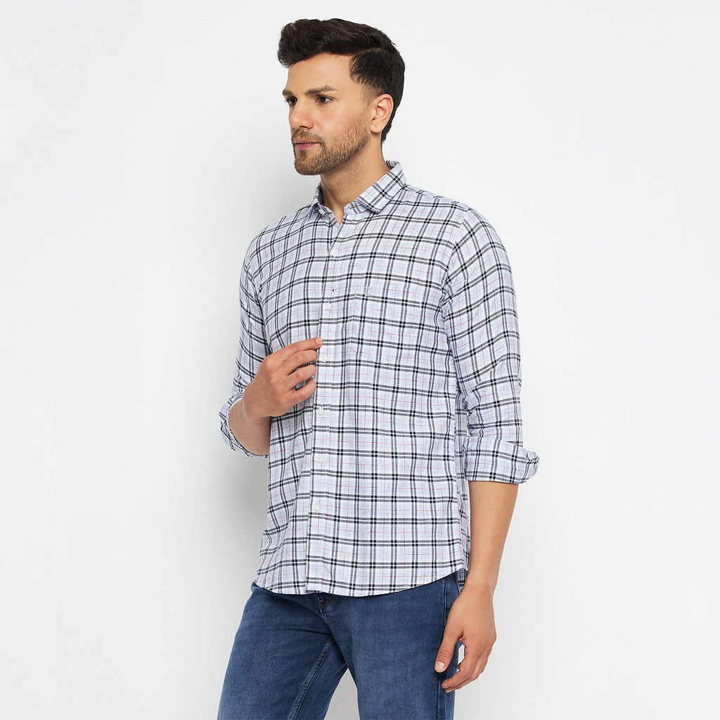 Duke Urban Men Full Sleeve Cotton Shirts (SDO8CKLB)