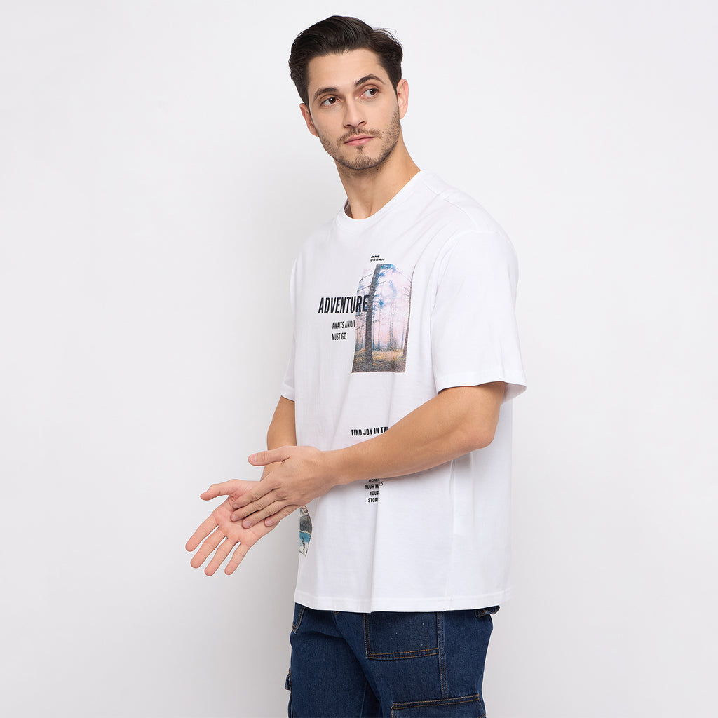 Duke Urban Men Half Sleeve Cotton T-shirt (LF7234)