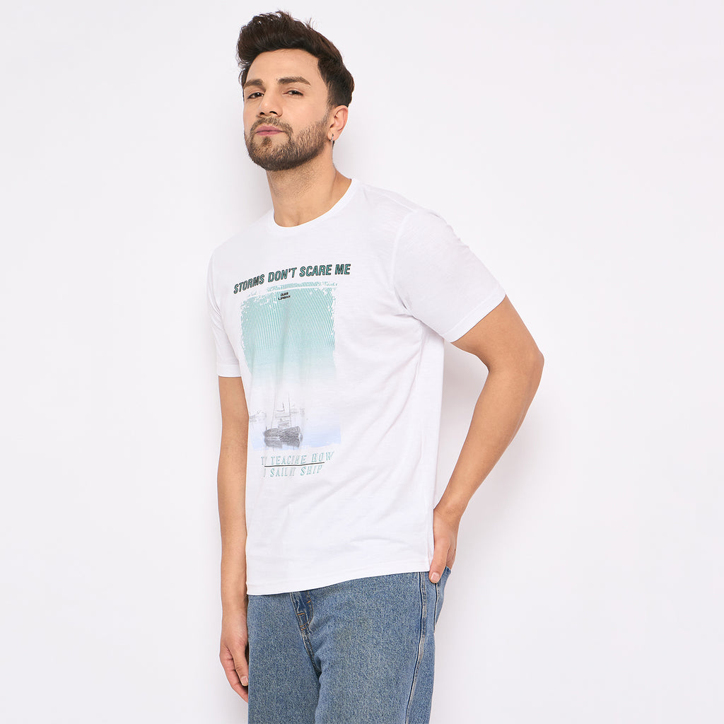 Duke Urban Men Half Sleeve Cotton T-shirt (LF7284)