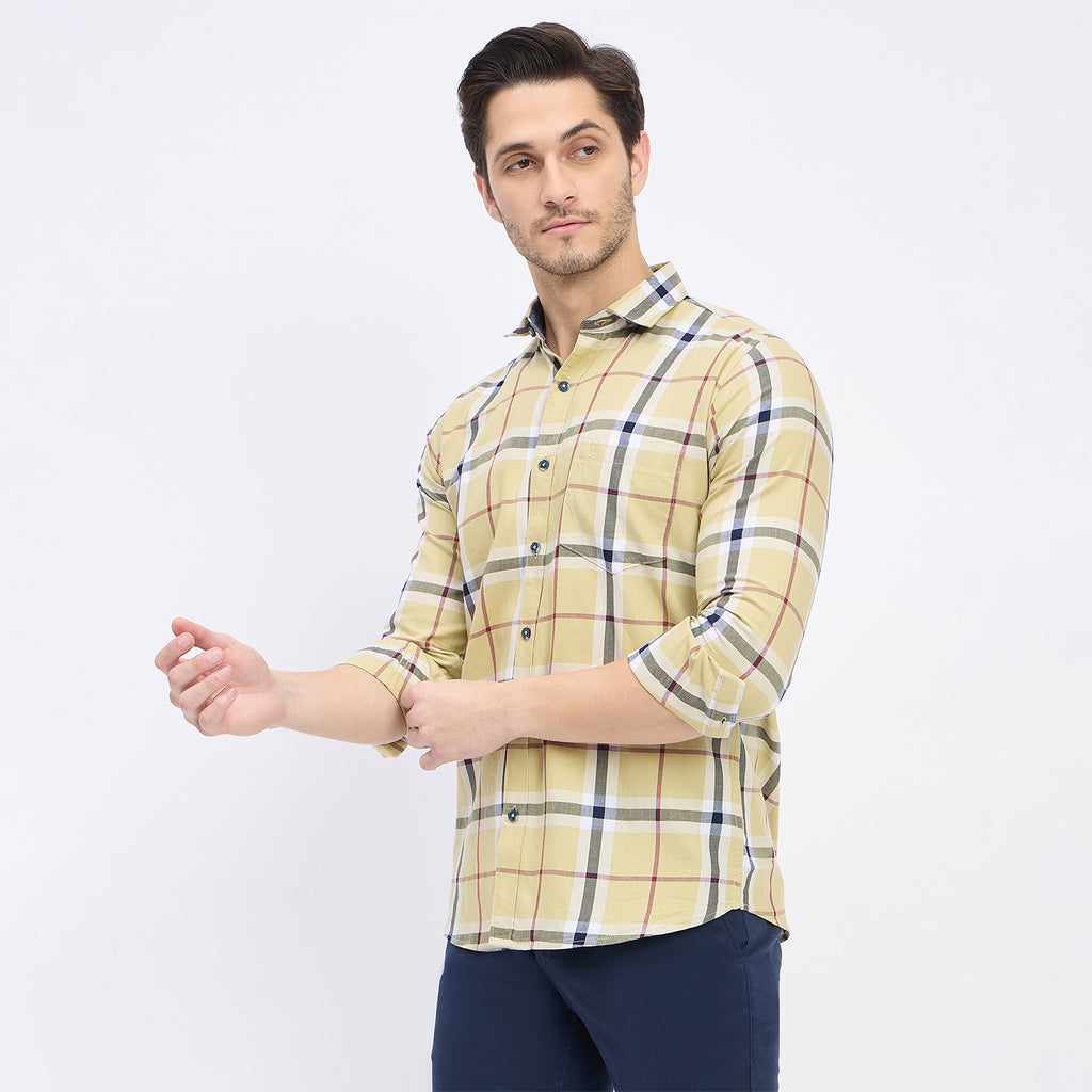 Duke Urban Men Full Sleeve Cotton Shirt (SDO8CKAP)