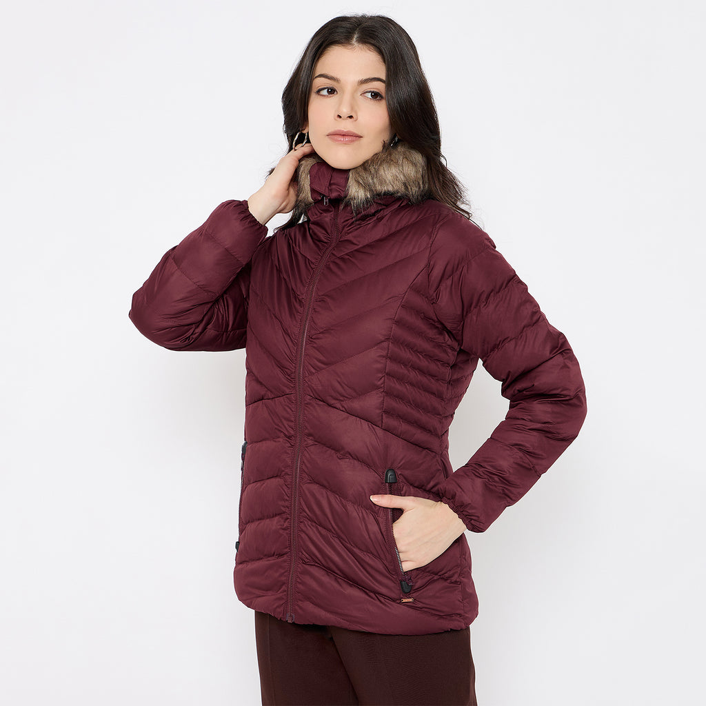 Duke Urban Women Full Sleeve Quilted Jacket (SDZ4168)