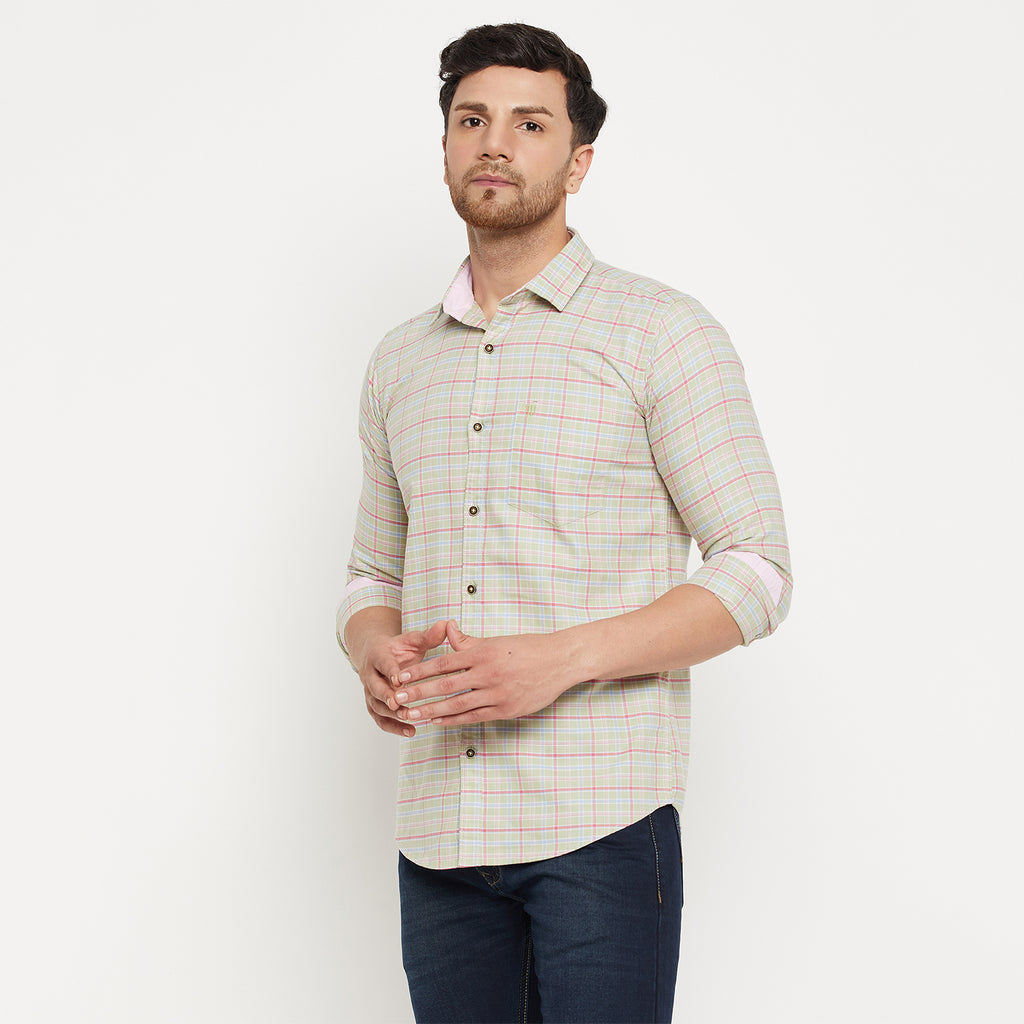 Duke Urban Men Full Sleeve Cotton Shirt (SDO5CKOP)