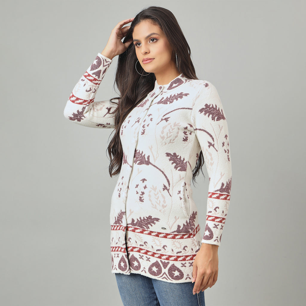 Duke Urban Women Long Coat Shortstyle Sweater (SDS1305)