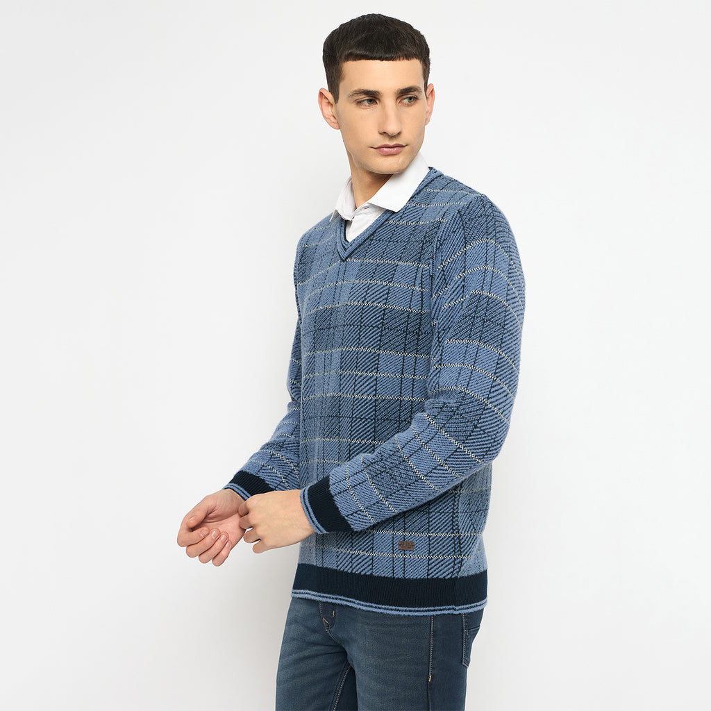 Duke Urban Men Full Sleeve V-Neck Sweater (SDS2126)