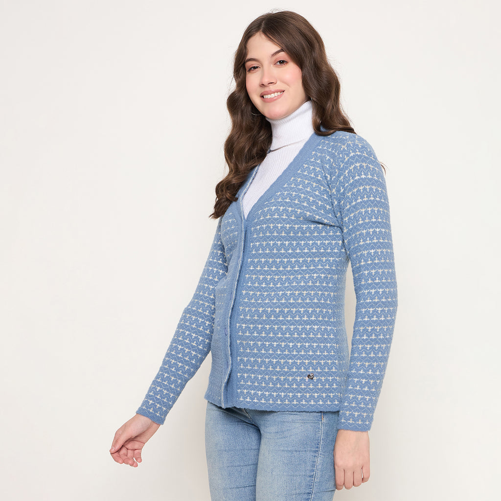 Duke Urban Women Full Sleeve Front Open Sweater (SDS1310)