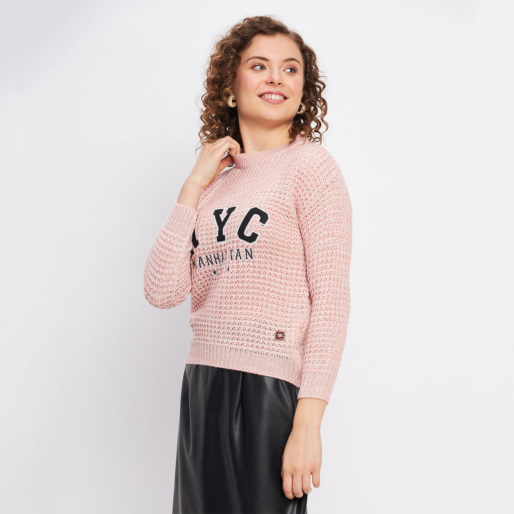 Duke Urban Women Full Sleeve Self Design Sweater (SDS1001)