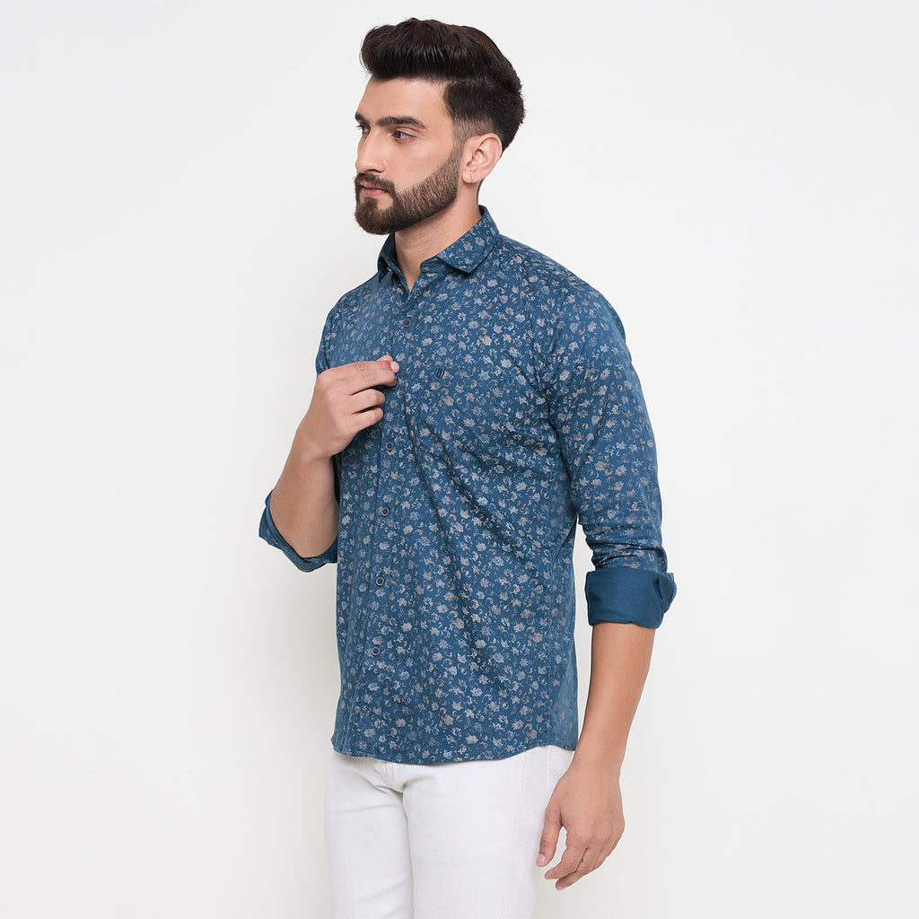 Duke Urban Men Full Sleeve Cotton Shirt (SDO8PRN)