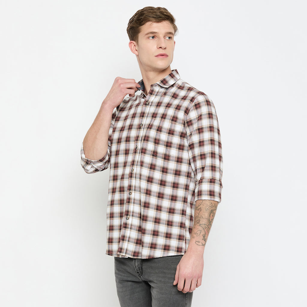 Duke Urban Men Half Sleeve Cotton Shirt (SDO4PRAB)