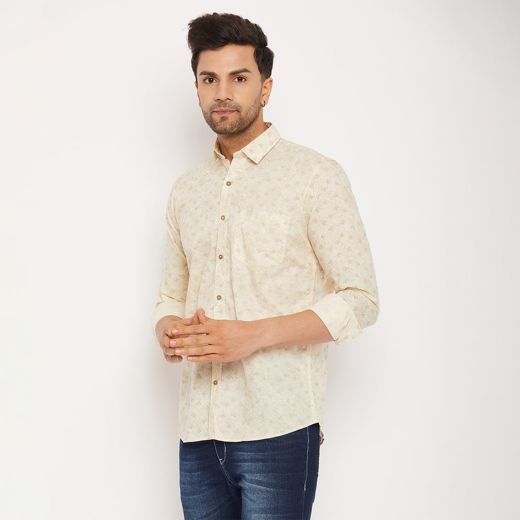 Duke Urban Men Full Sleeve Cotton Shirt (SDO8PRSB)