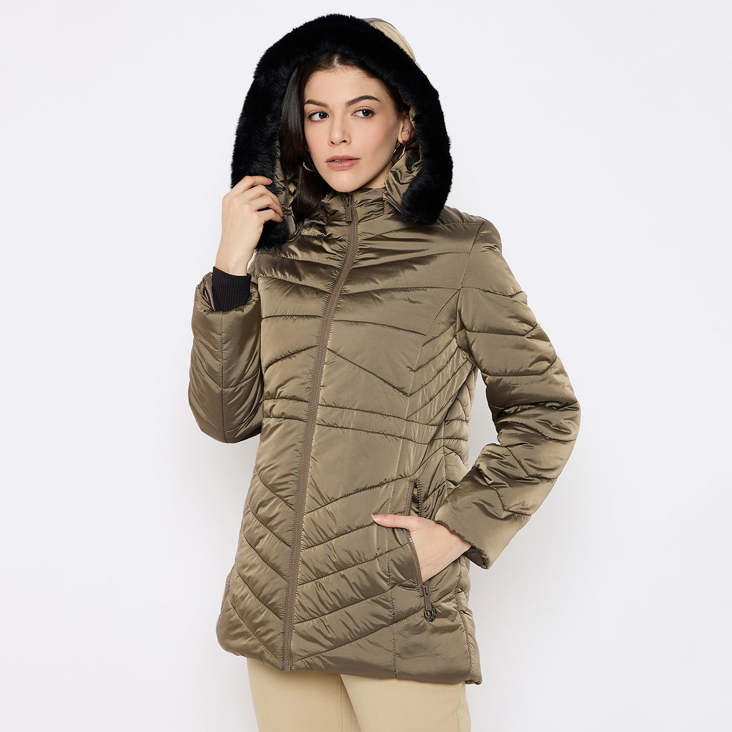 Duke Urban Women Full Sleeve Long Jacket (SDZ4113)