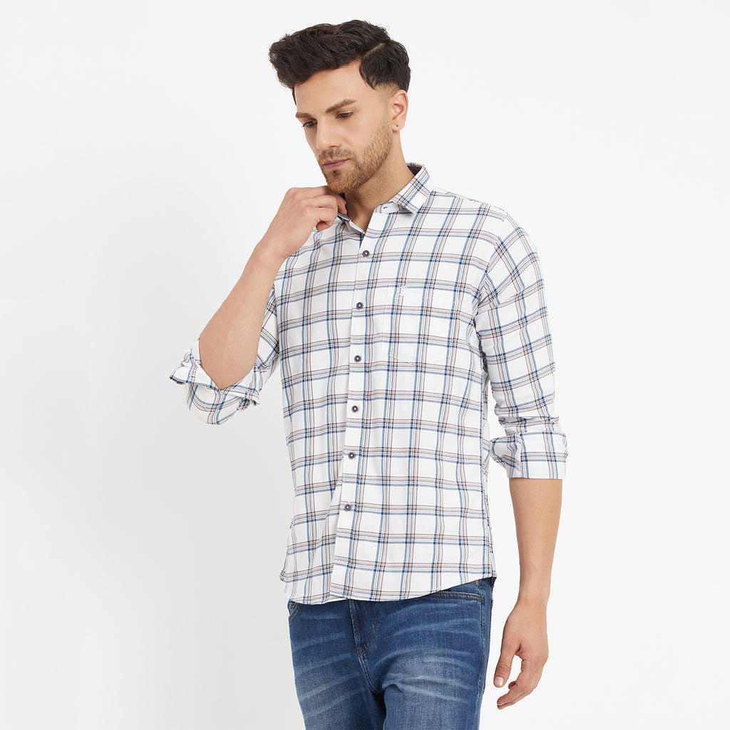Duke Urban Men Full Sleeve Cotton Shirt (SDO8CKTU)