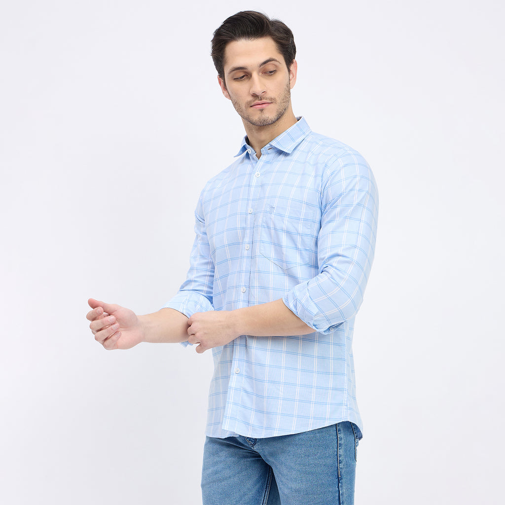 Duke Urban Men Full Sleeve Cotton Shirt (SDO8CKAC)