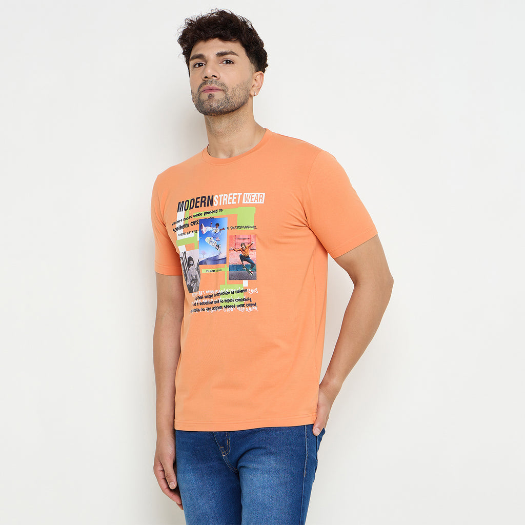 Duke Urban Men Half Sleeve Cotton Tshirt (LF7219)