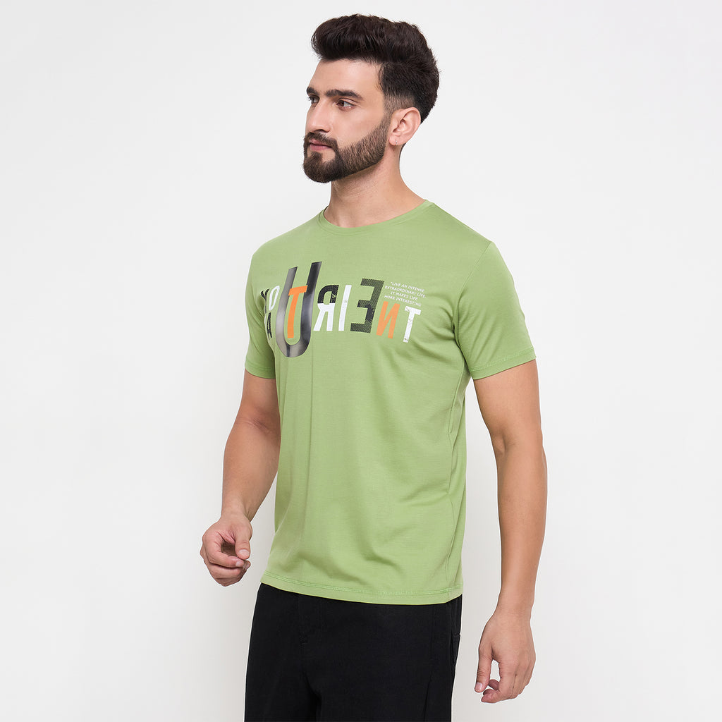 Duke Urban Men Half Sleeve Cotton T-shirt (LF7164)