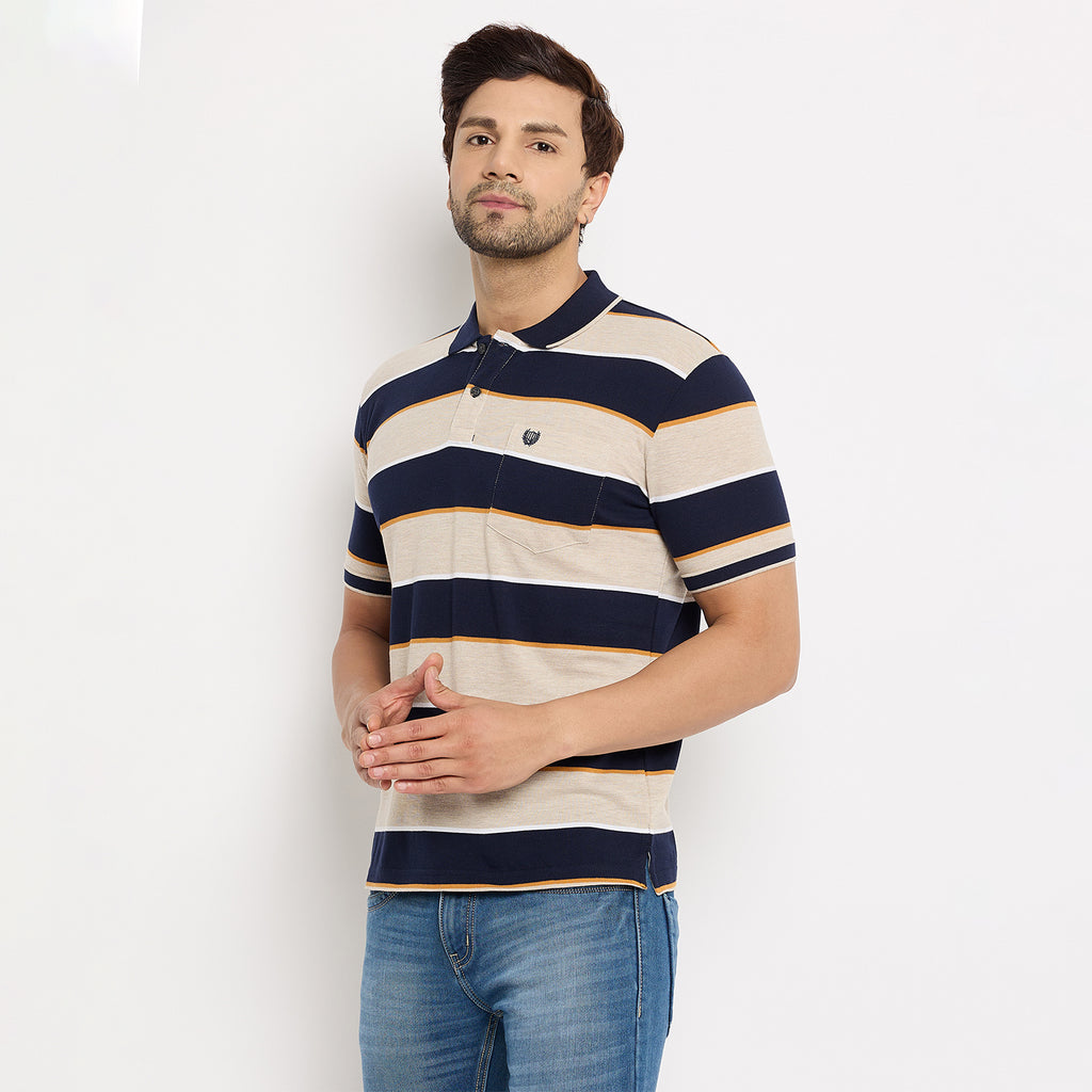 Duke Urban Men Half Sleeve Cotton T-shirt (LF7279)