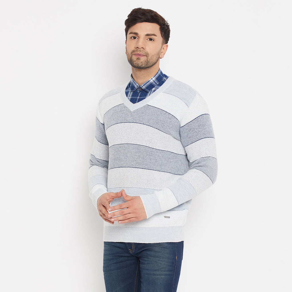 Duke Urban Men Full Sleeve V-Neck Sweater (SDS2128)