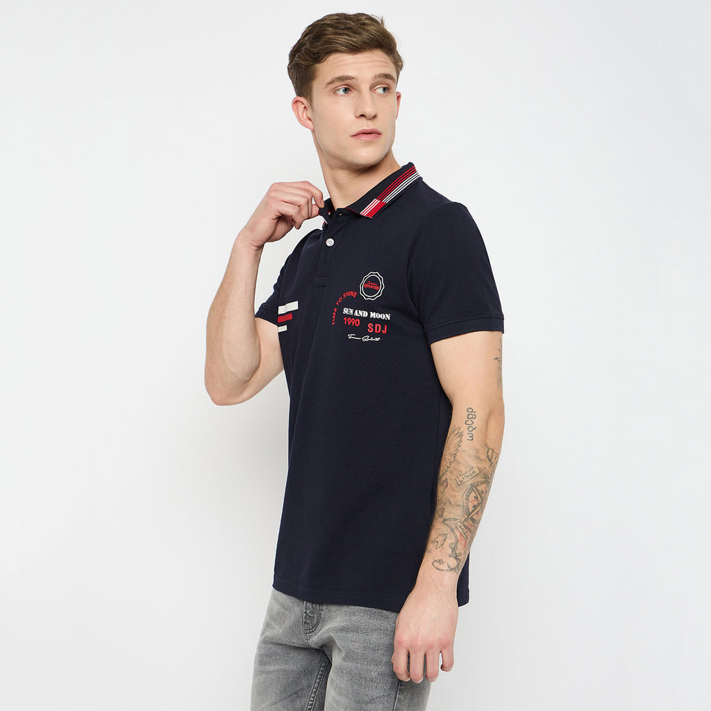 Duke Urban Men Half Sleeve Cotton T-shirt (LF5896)