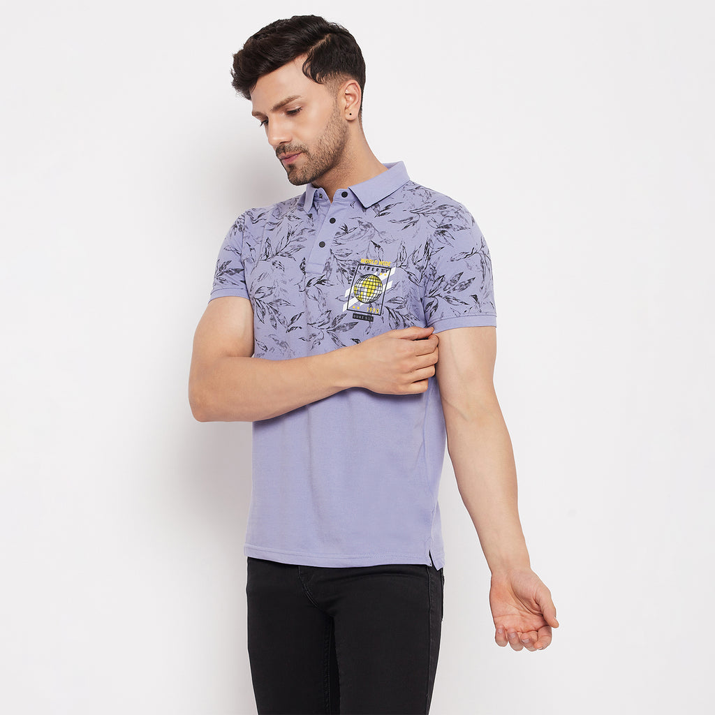 Duke Urban Men Polo Neck Half Sleeve Cotton T-shirt (LF5798)