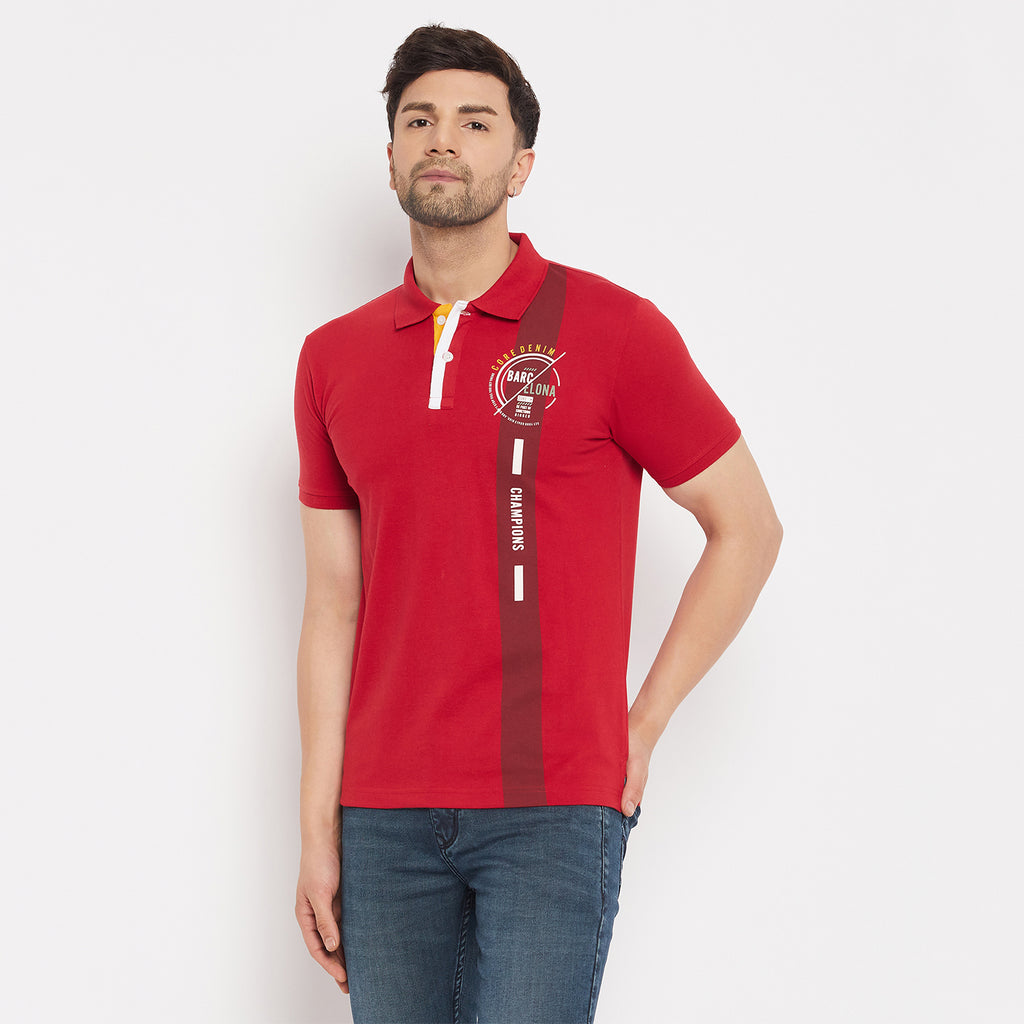 Duke Urban Men Half Sleeve Cotton T-shirt (MLF1130)