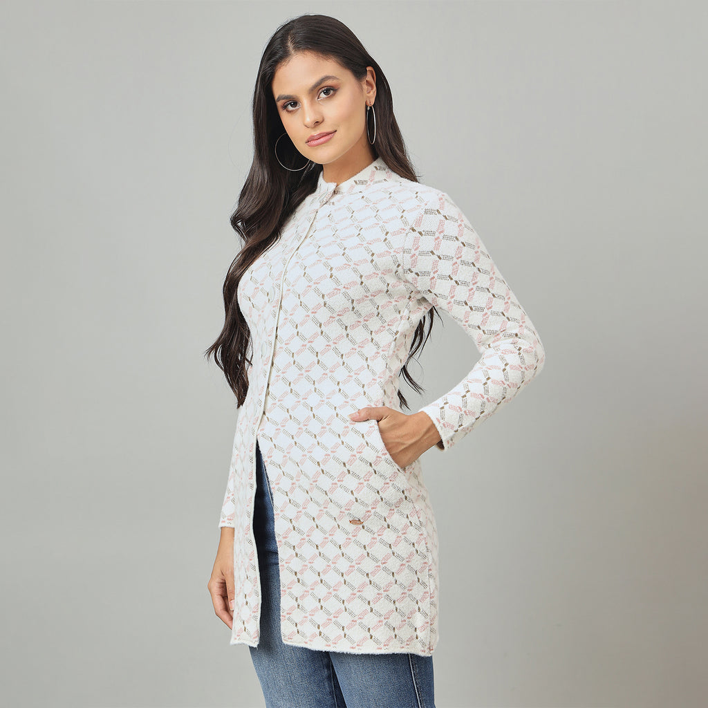 Duke Urban Women Long Coat Shortstyle Sweater (SDS1314)