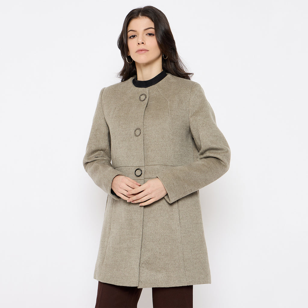 Duke Urban Women Full Sleeve Long Coat (SDZ4170C)