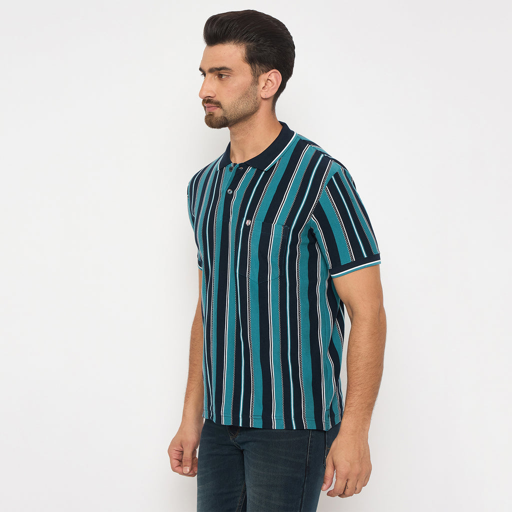 Duke Urban Men Half Sleeve Cotton Tshirt (LF7476)