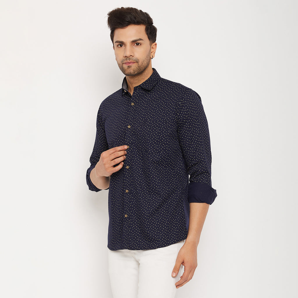 Duke Urban Men Full Sleeve Cotton Shirt (SDO8PRTA)