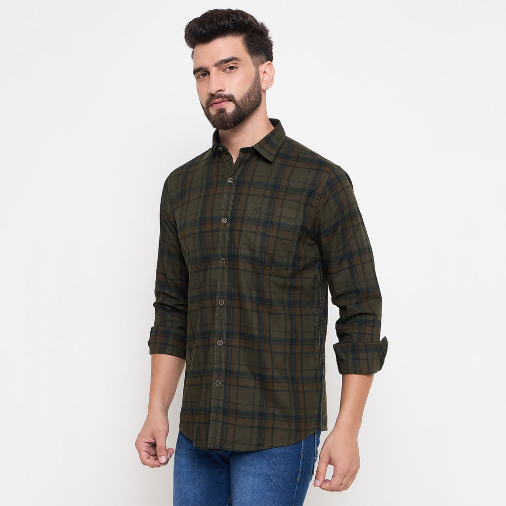 Duke Urban Men Full Sleeve Cotton Shirt (SDO7CKF)