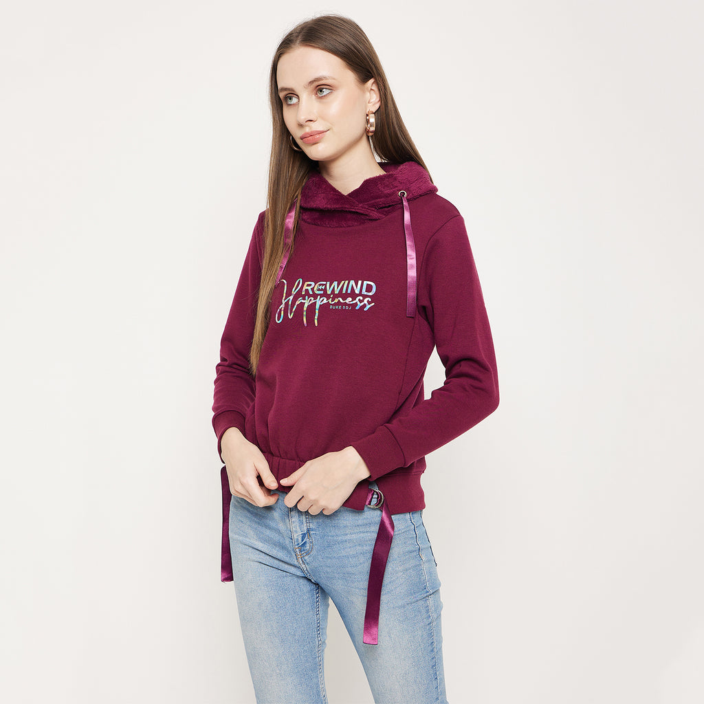 Duke Urban Women Cowl Neck Sweatshirt (LFX883)