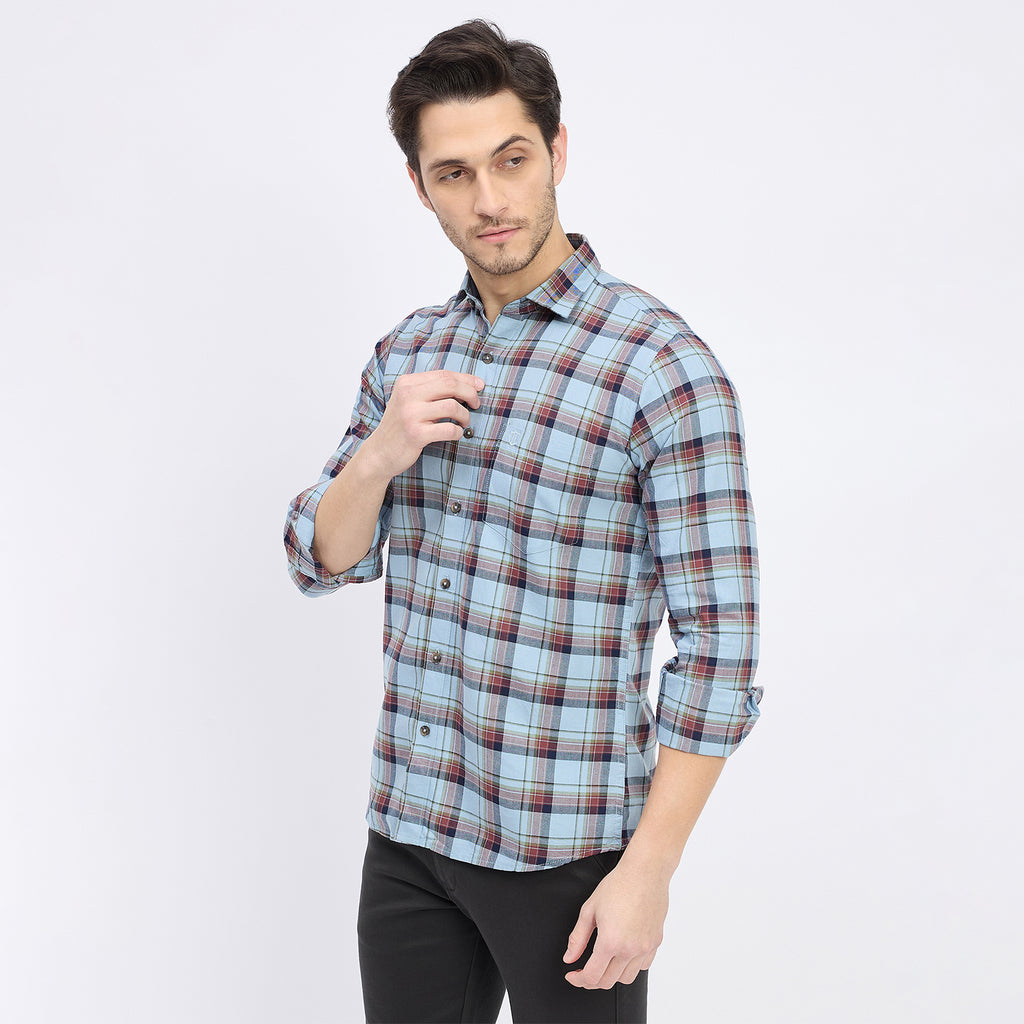 Duke Urban Men Full Sleeve Cotton Shirt (SDO8CKAN)