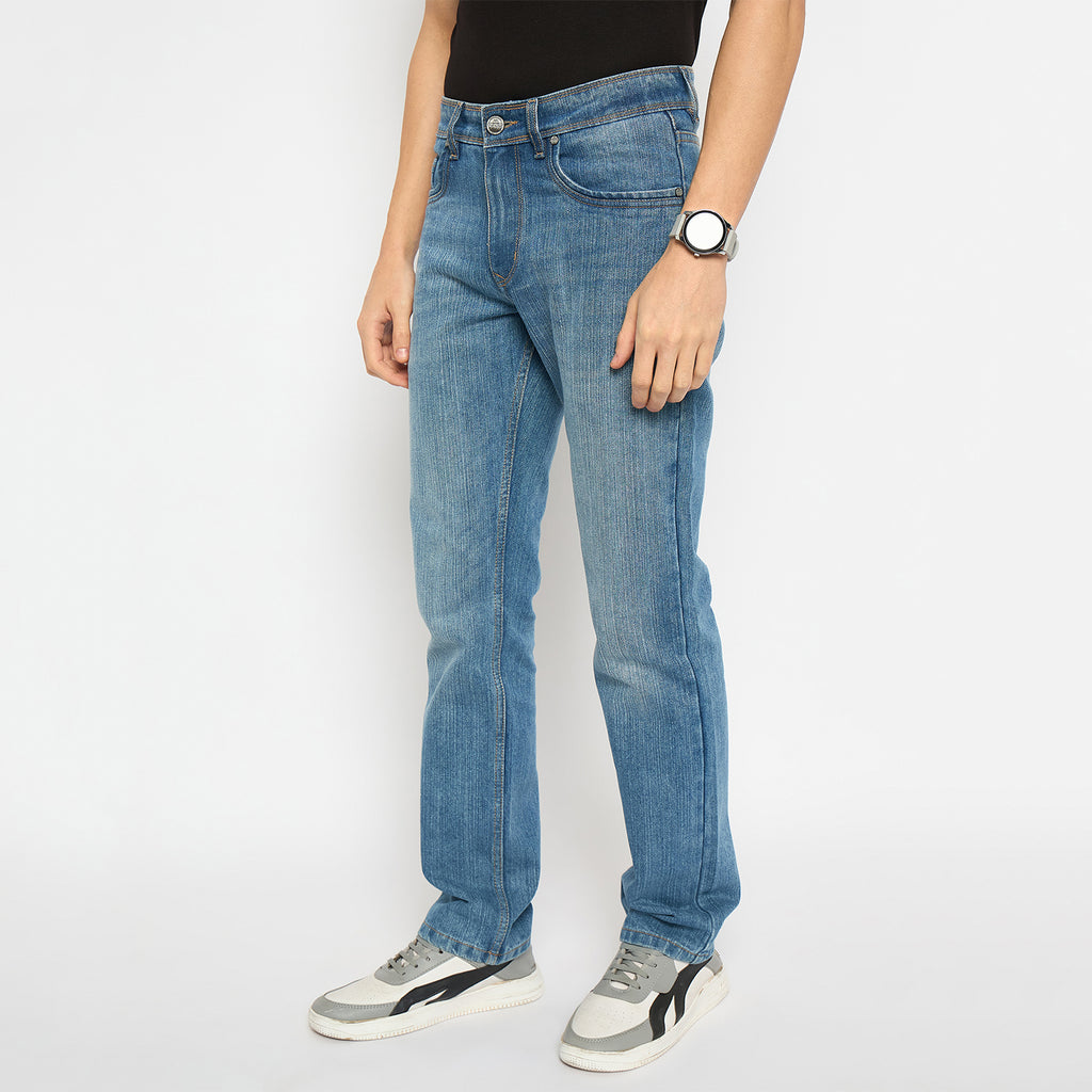 Duke Urban Men Straight Fit Stretchable Jeans (SDD5718)