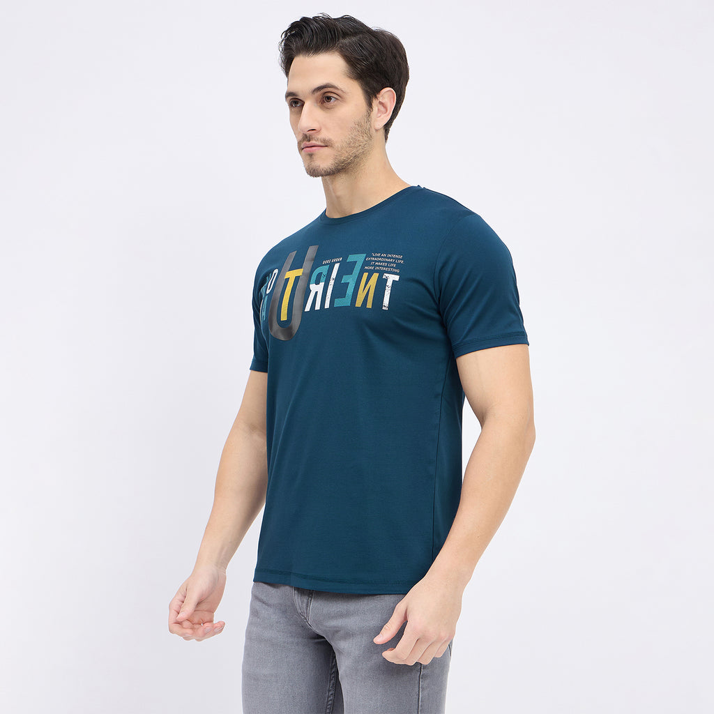 Duke Urban Men Half Sleeve Cotton T-shirt (LF7164)