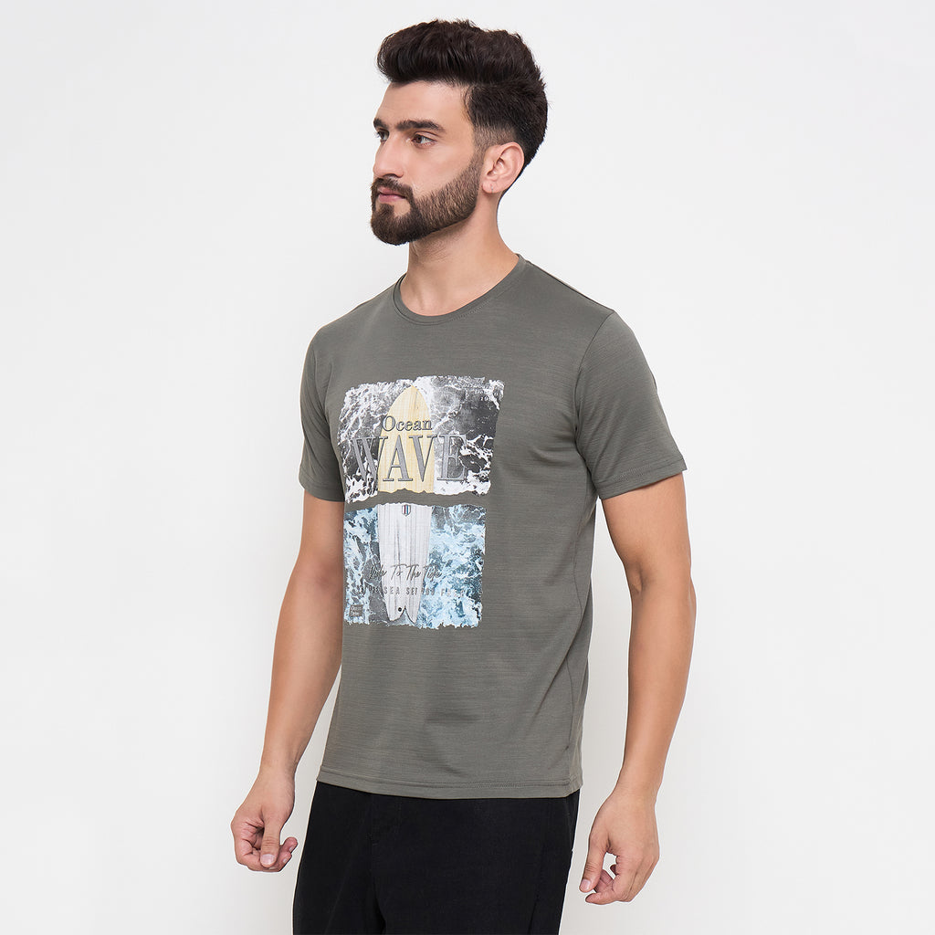 Duke Urban Men Half Sleeve Cotton Tshirt (LF7225)