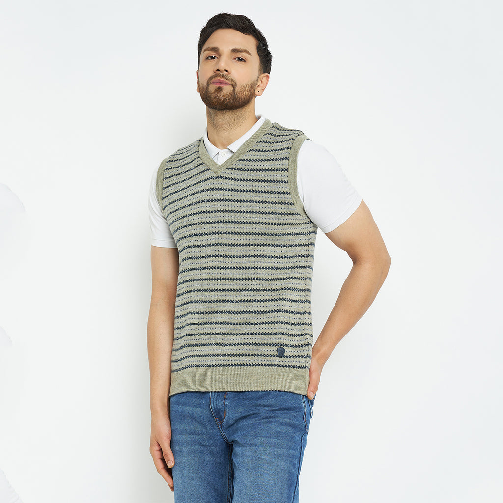 Duke Urban Men Sleeveless Regular Fit Reversible Sweater (SDS2173)
