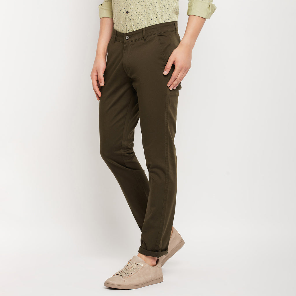 Duke Urban Men Slim Fit Cotton Trousers (SDT4578)