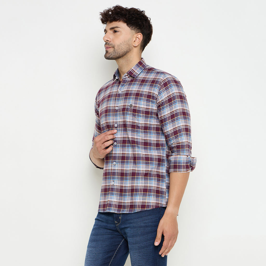 Duke Urban Men Full Sleeve Cotton Shirt (SDO8CKAF)