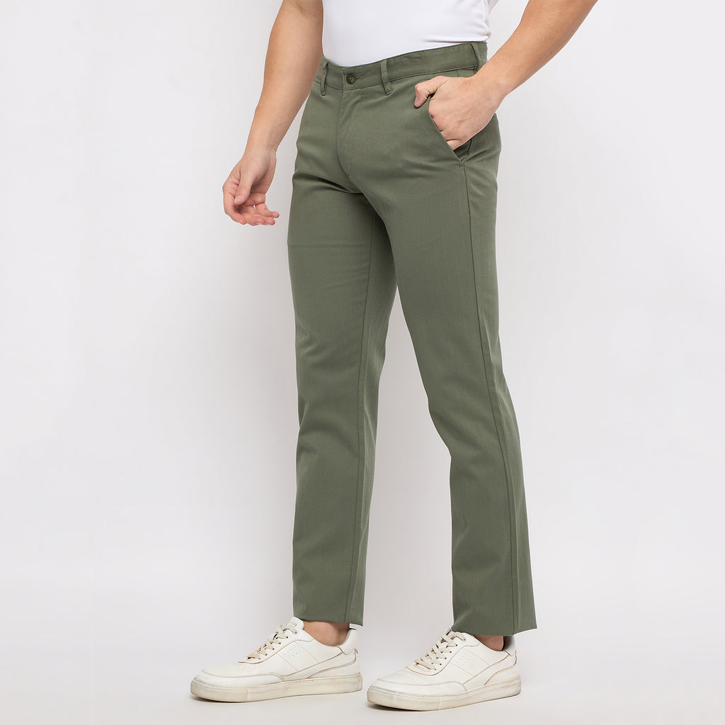 Duke Urban Men Flatfront Narrowfit Chinos Trousers (SDT4568)