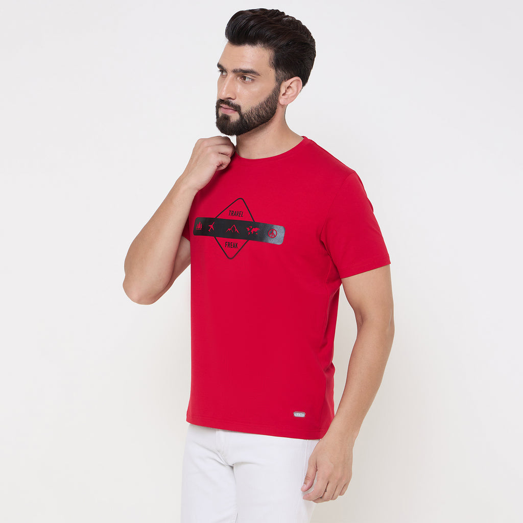 Duke Urban Men Half Sleeve Cotton Tshirt (MLF7296)