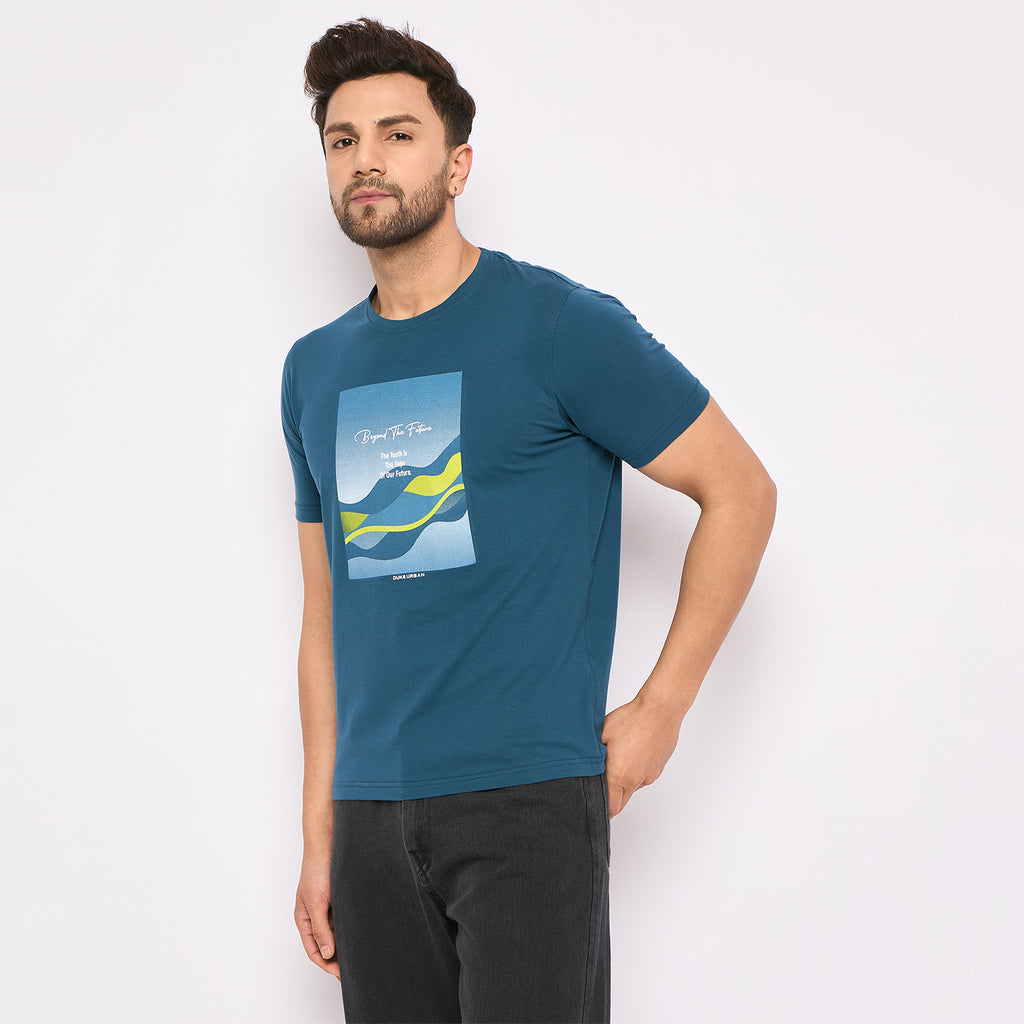 Duke Urban Men Half Sleeve Cotton T-shirt (LF7289)