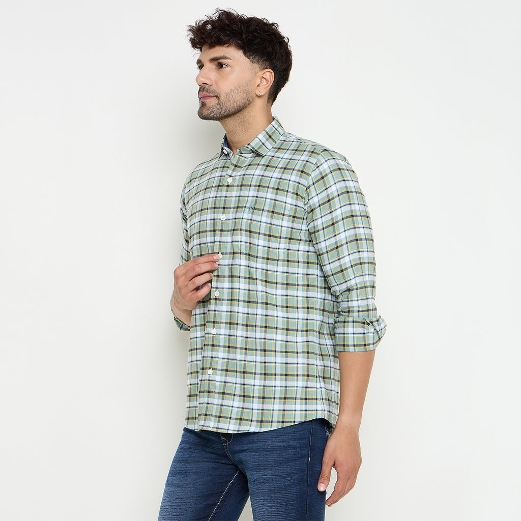 Duke Urban Men Full Sleeve Cotton Shirt (SDO8CKI)