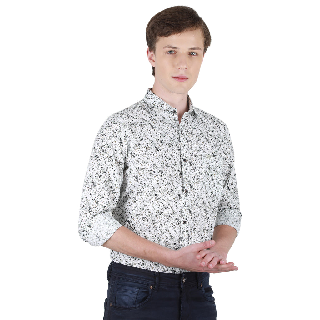 Duke Urban Men Full Sleeve Cotton Shirt (SDO6PRTI)